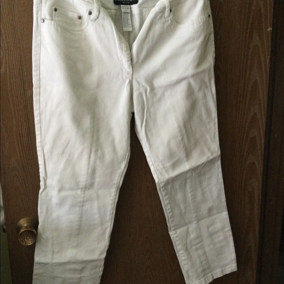 Ladies white jeans size 14p by Bianca Nygard - Picture 1 of 3